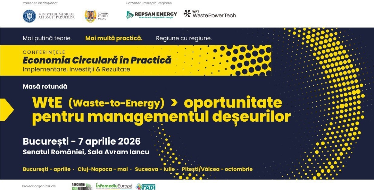 Masă rotundă   „WtE – oportunitate pentru managementul deșeurilor”